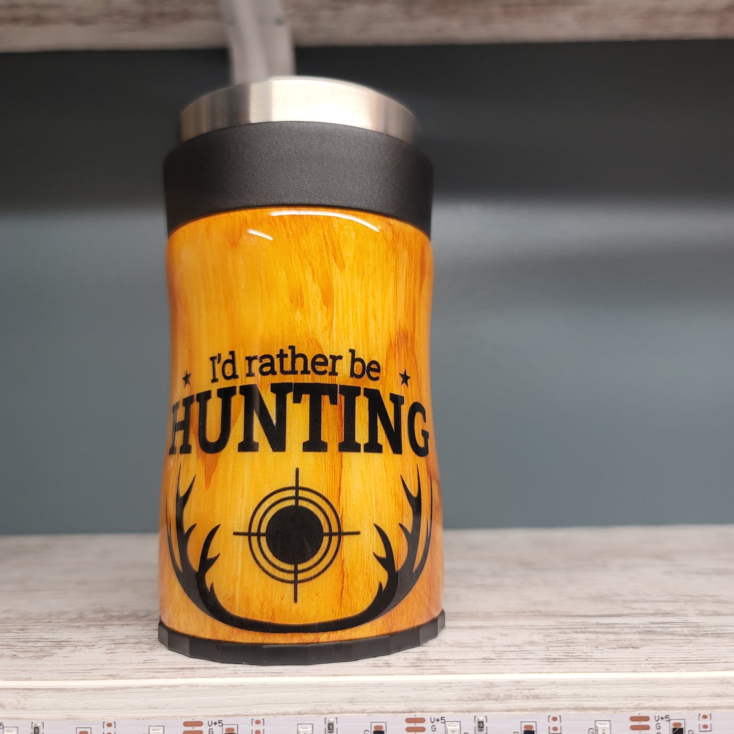 12oz can coozie- Rather be hunting